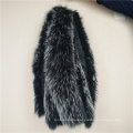 natural genuine raccoon fur collar detachable fur collar women